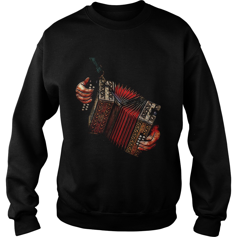 Musical Accordionist Squeezebox Sweatshirt
