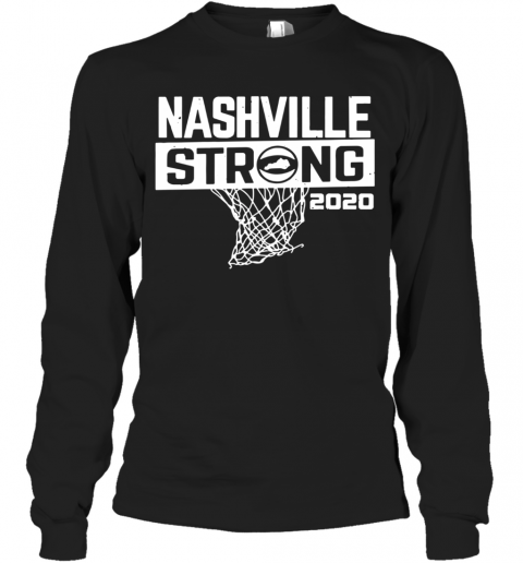 Nashville Strong Basketball Charity T-Shirt Long Sleeved T-shirt 