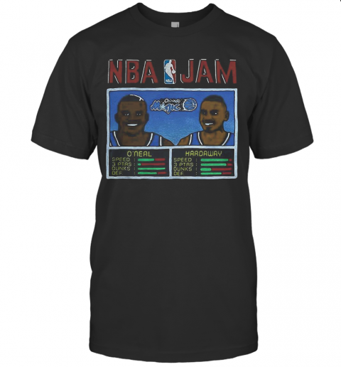 Nba Jam Orlando Magic O'Neal Hardaway T-Shirt