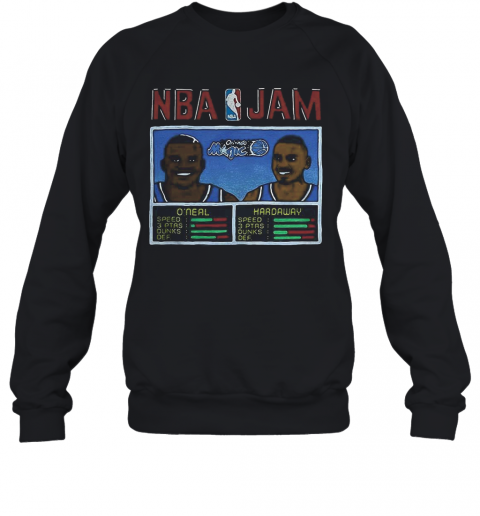 Nba Jam Orlando Magic O'Neal Hardaway T-Shirt Unisex Sweatshirt