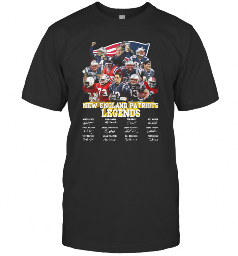 New England Patriots Legends All Team Signature T-Shirt