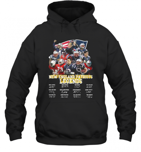 New England Patriots Legends All Team Signature T-Shirt Unisex Hoodie