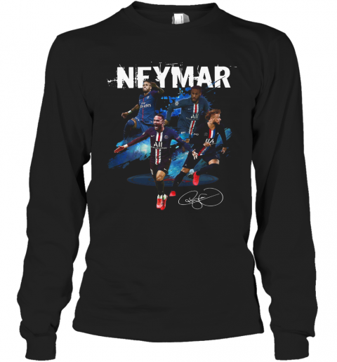 Neymar Jr Paris Saint Germain T-Shirt Long Sleeved T-shirt 