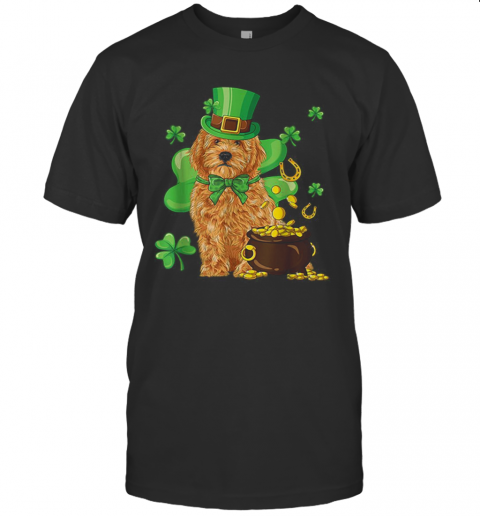 Nice Goldendoodle St Patrick'S Day Irish Dog Lover T-Shirt