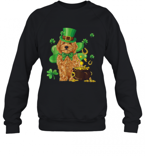 Nice Goldendoodle St Patrick'S Day Irish Dog Lover T-Shirt Unisex Sweatshirt