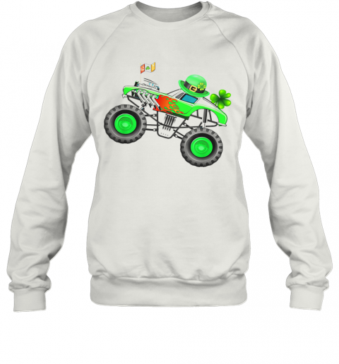 Nice Kids St Patricks Day Monster Truck T-Shirt Unisex Sweatshirt