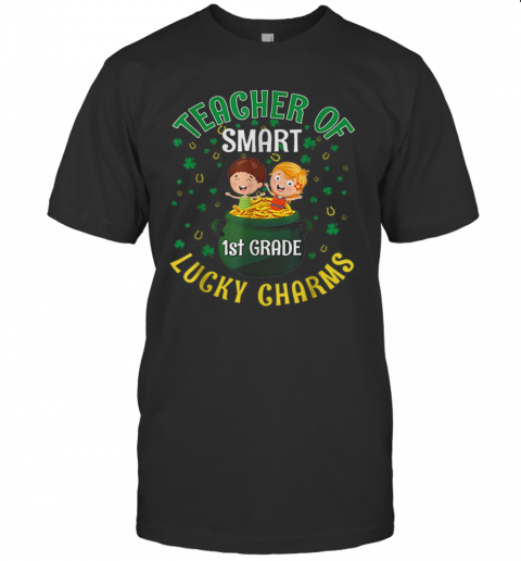 Nice Lucky Charms St Patricks Day 1St Grade Teacher T-Shirt Classic Men's T-shirt