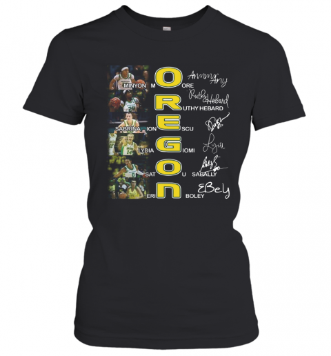 Oregon Minyon Moore Ruthy Hebard Signature T-Shirt Classic Women's T-shirt