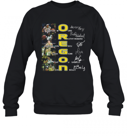 Oregon Minyon Moore Ruthy Hebard Signature T-Shirt Unisex Sweatshirt