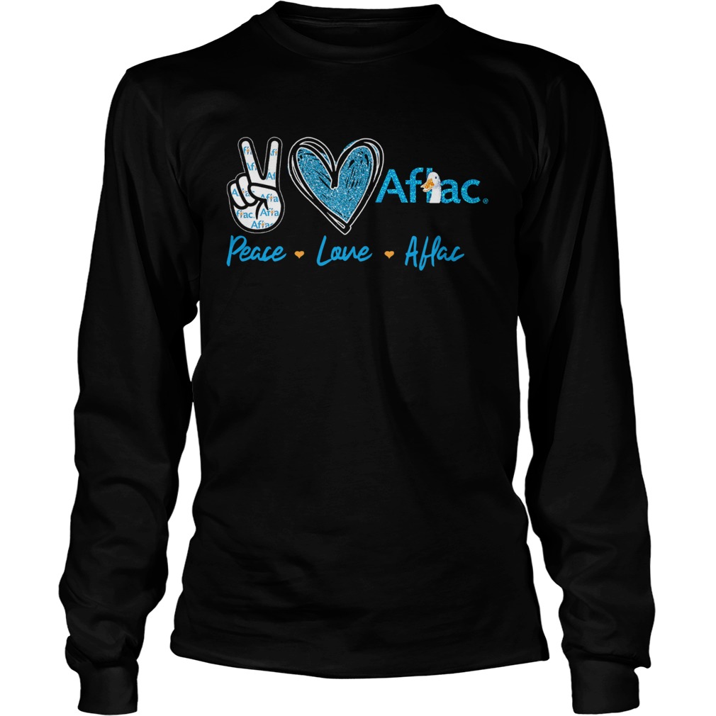 Peace Love Aflac Long Sleeve