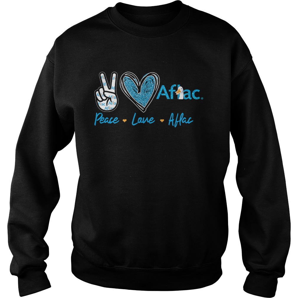 Peace Love Aflac Sweatshirt