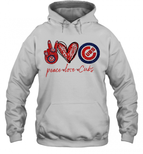 Peace Love Cubs T-Shirt Unisex Hoodie