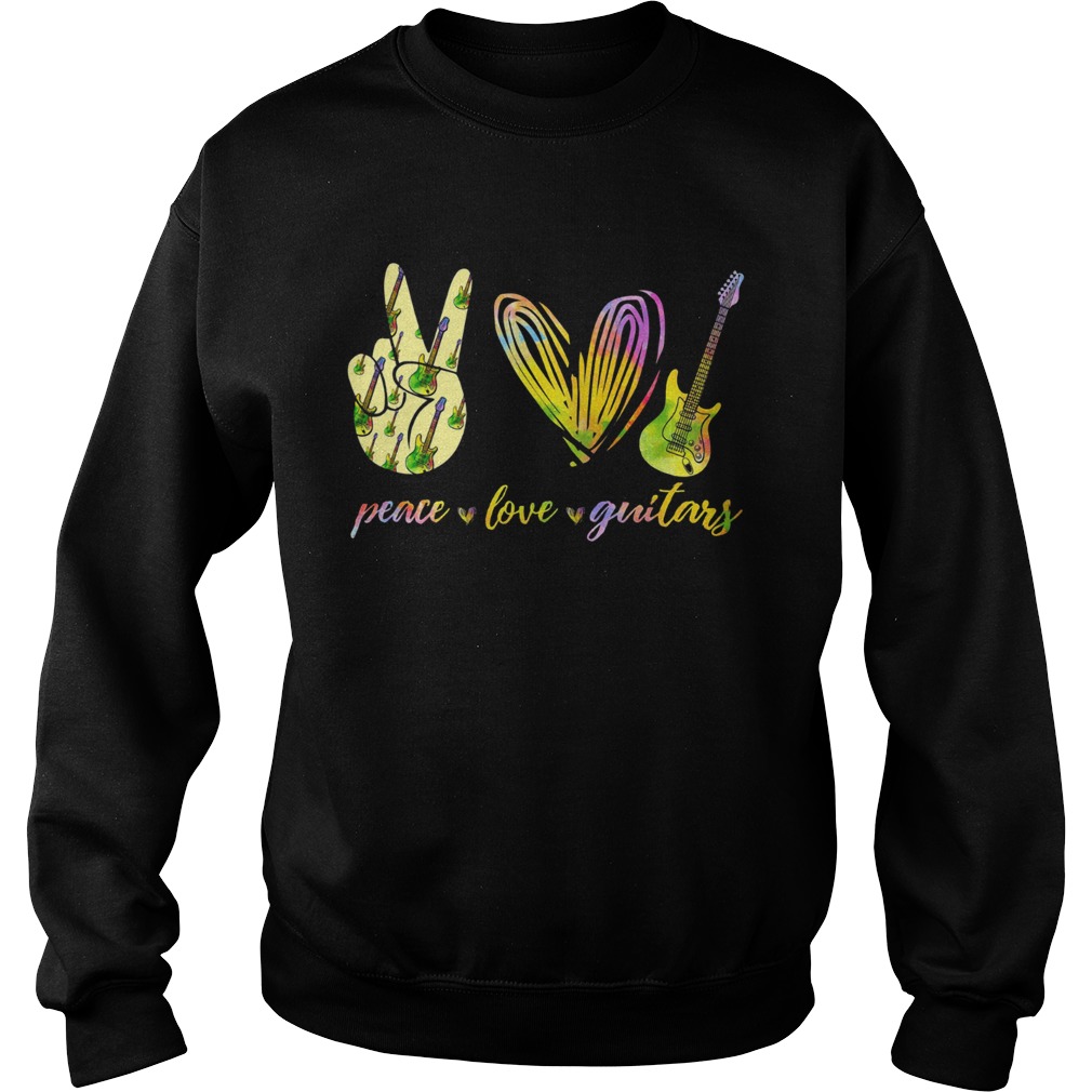 Peace Love Guitars special version Sweatshirt