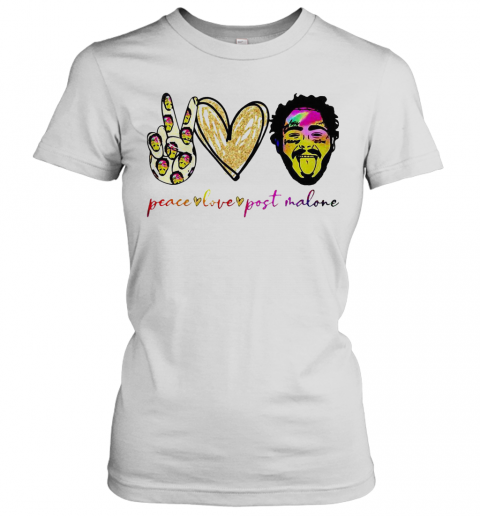 Peace Love Post Malone T-Shirt Classic Women's T-shirt