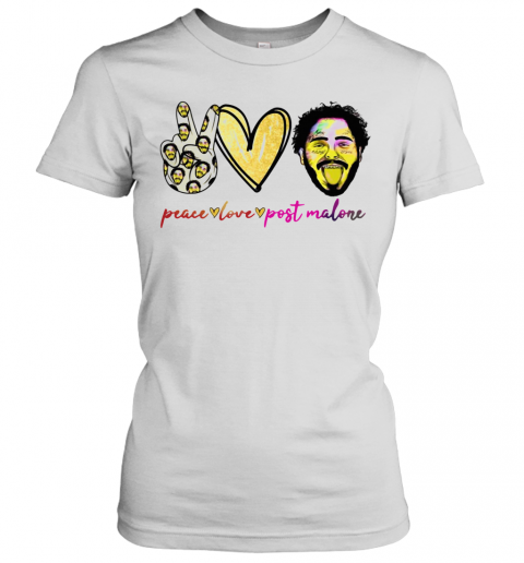 Peace Love Post Malone T-Shirt Classic Women's T-shirt