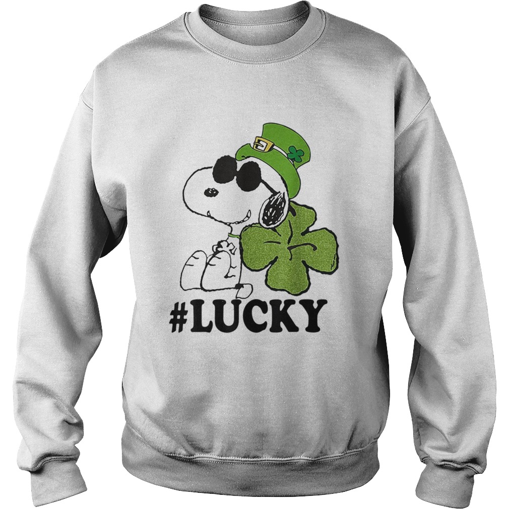 Peanuts St Patricks Snoopy Lucky Sweatshirt