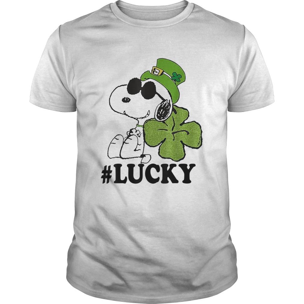 Peanuts St Patricks Snoopy Lucky shirt