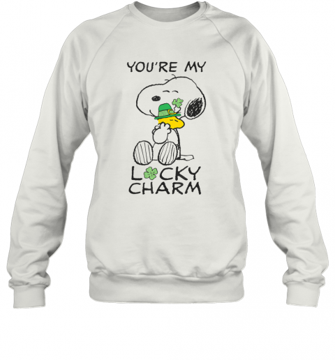 Peanuts St. Patrick'S Snoopy Lucky Charm Clover T-Shirt Unisex Sweatshirt