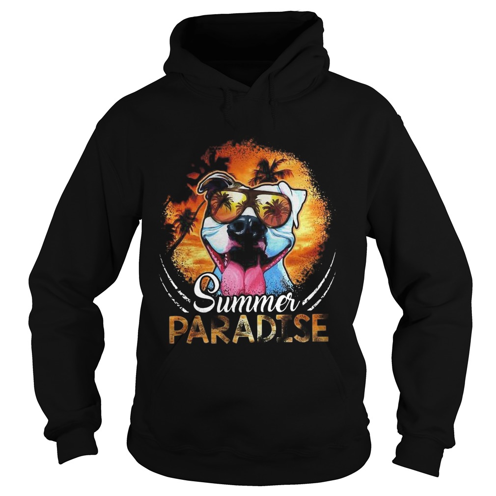Pitbull Summer Paradise Hoodie
