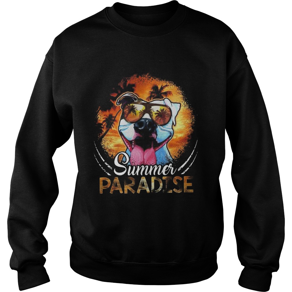 Pitbull Summer Paradise Sweatshirt