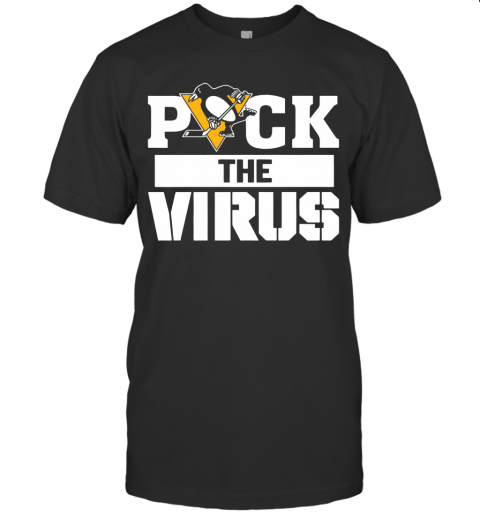 Pittsburgh Penguins Puck The Virus T-Shirt Classic Men's T-shirt