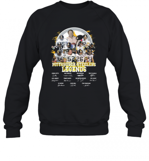 Pittsburgh Steelers Legends All Team Signatures T-Shirt Unisex Sweatshirt
