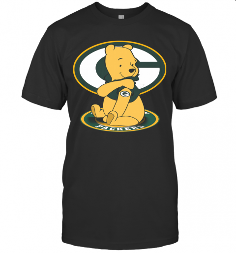 Pooh Green Bay Packers Tattoo T-Shirt