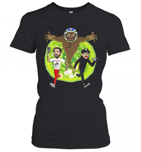 Post Malone Rick And Morty T-Shirt Classic Women's T-shirt
