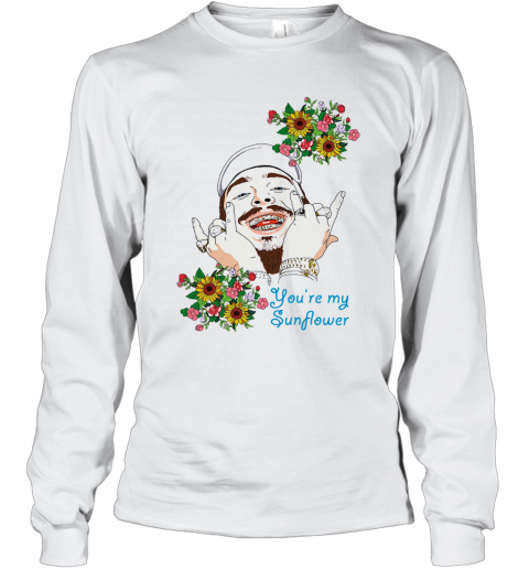 Post Malone You'Re My Sunflower 2020 T-Shirt Long Sleeved T-shirt 