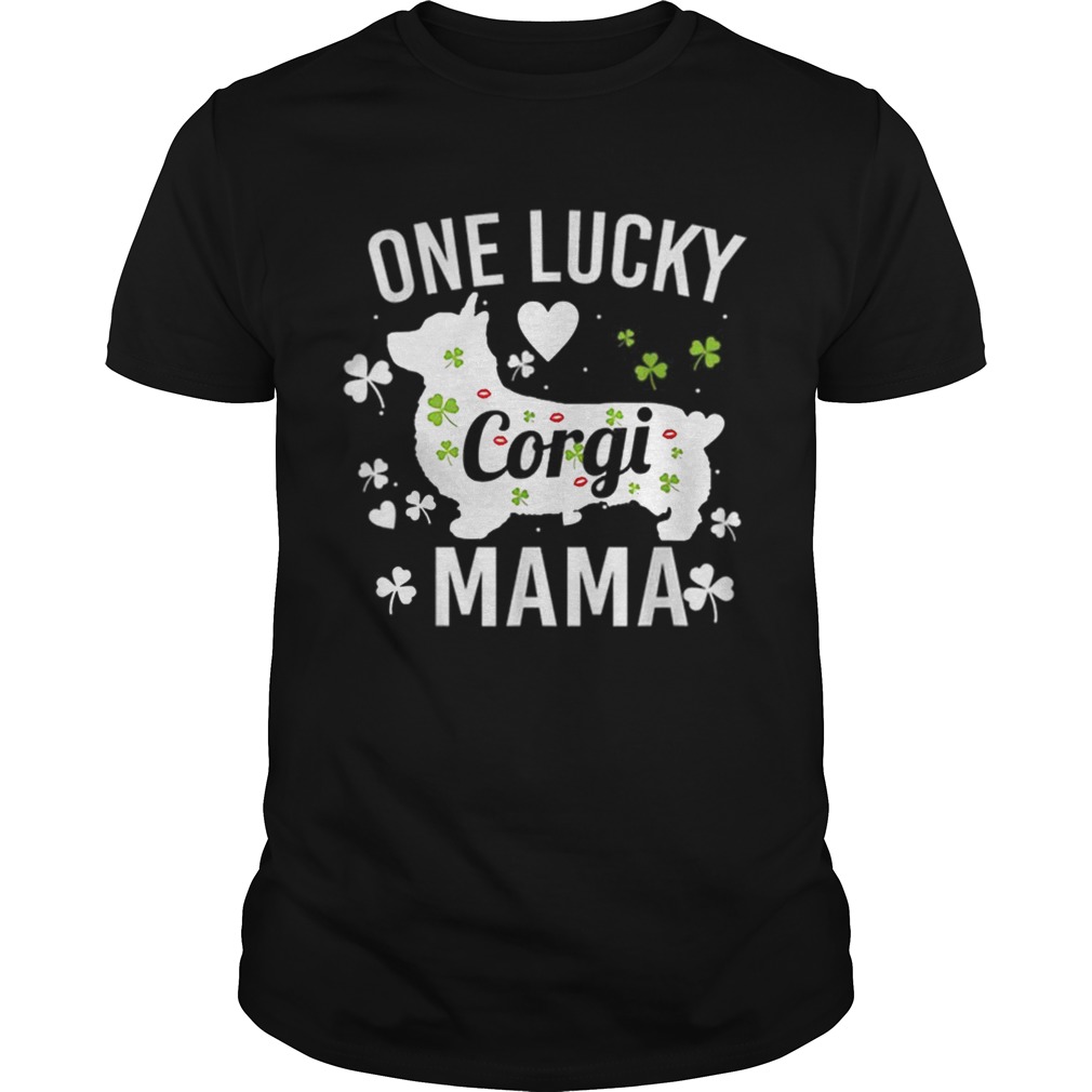 Pretty Funny Corgi Mom Mama St Patricks Day shirt