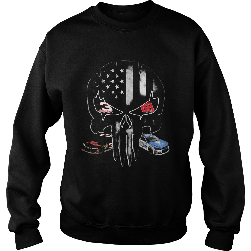 Punisher Skull Legends 3 Dale Earnhardt Jr 88 Signature Sweatshirt
