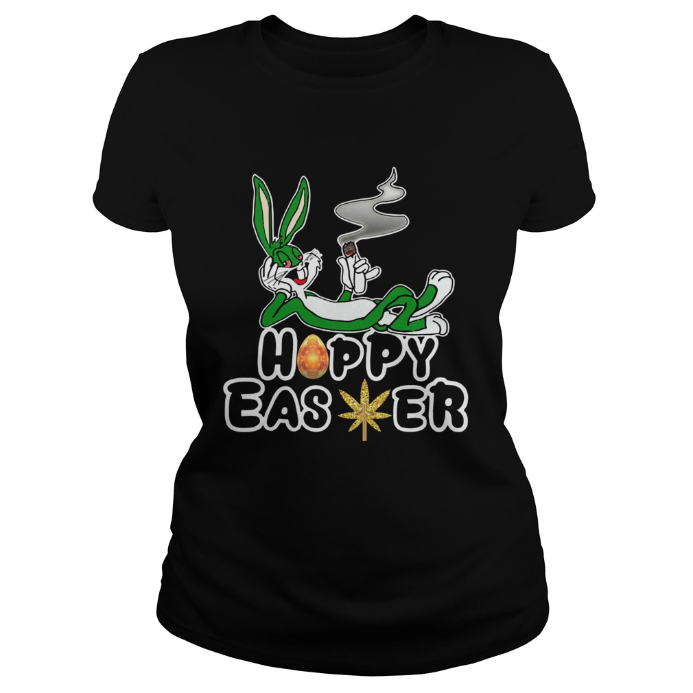 Rabbit Happy Easter Cannabis Weed Bunny Classic Ladies