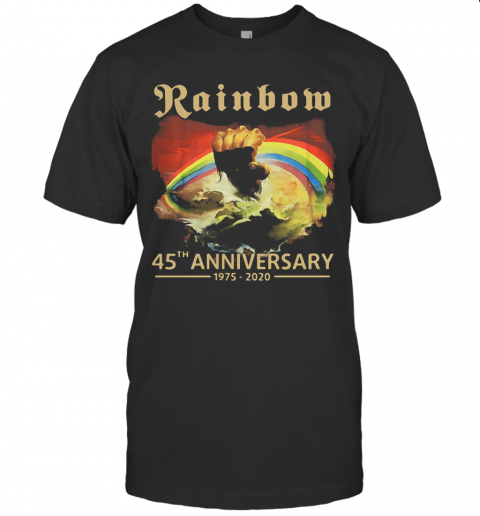 Rainbow 45Th Anniversary 1975 2020 T-Shirt