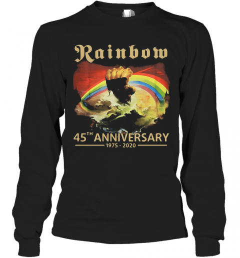 Rainbow 45Th Anniversary 1975 2020 T-Shirt Long Sleeved T-shirt 