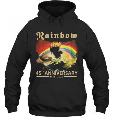 Rainbow 45Th Anniversary 1975 2020 T-Shirt Unisex Hoodie
