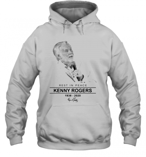 Rest In Peace Kenny Rogers RIP 1938 2020 Signature T-Shirt Unisex Hoodie