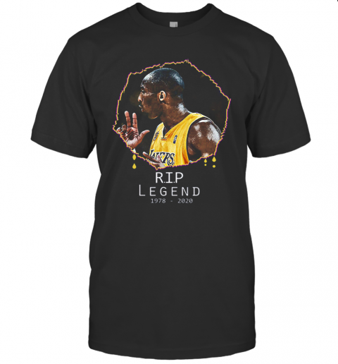 Rest In Peace Kobe Bryant R.I.P Legend 1978 2020 T-Shirt