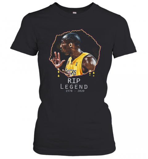 Rest In Peace Kobe Bryant R.I.P Legend 1978 2020 T-Shirt Classic Women's T-shirt
