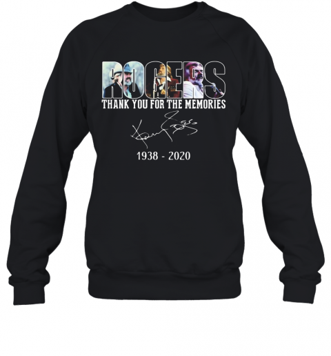 Rogers 1938 2020 Signature Thank You For The Memories T-Shirt Unisex Sweatshirt