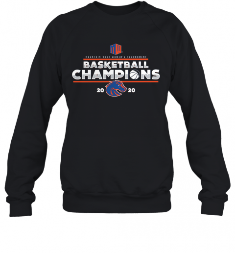 Royal Boise State Broncos 2020 Mountain West Women'S Basketball Champions T-Shirt Unisex Sweatshirt
