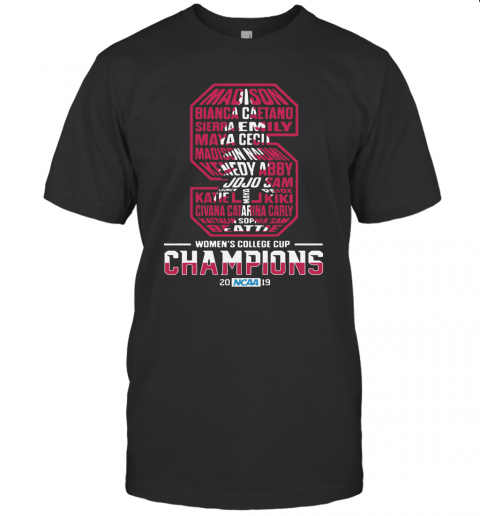 S Women'S College Cup Champions 2019 T-Shirt
