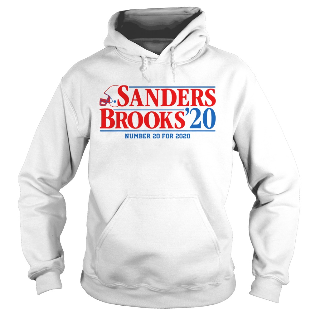 Sanders Brooks 2020 Number 20 For 2020 Hoodie