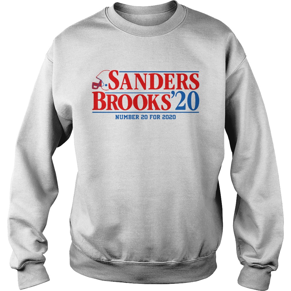 Sanders Brooks 2020 Number 20 For 2020 Sweatshirt