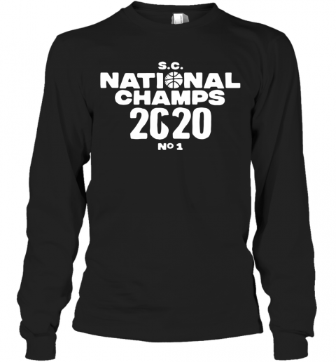 Sc National Champs Columbia Sc Basketball T-Shirt Long Sleeved T-shirt 