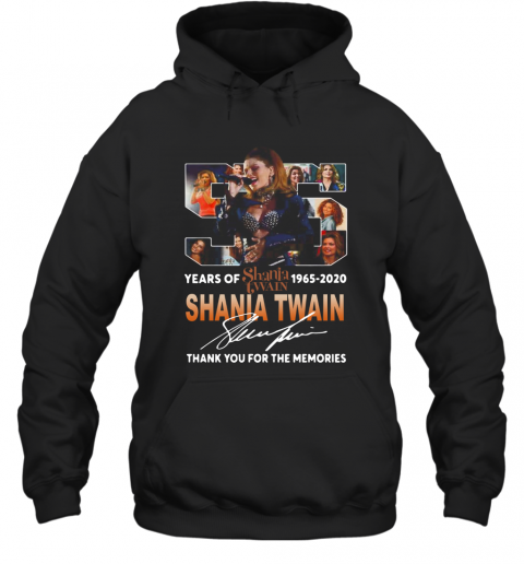 Shania Twain With Come On Over Album 55Th Years Of 1965 2020 Signature T-Shirt Unisex Hoodie