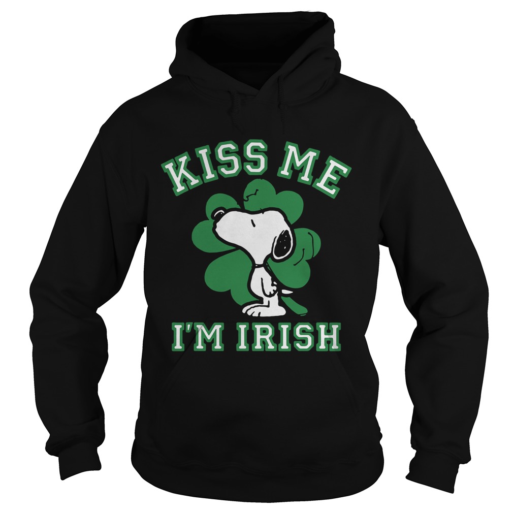 Snoopy Kiss Me Im Irish Hoodie