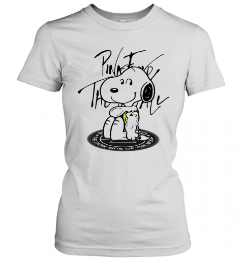 Snoopy Tattoo Pink Floyd Dark Side Of The Moon T-Shirt Classic Women's T-shirt