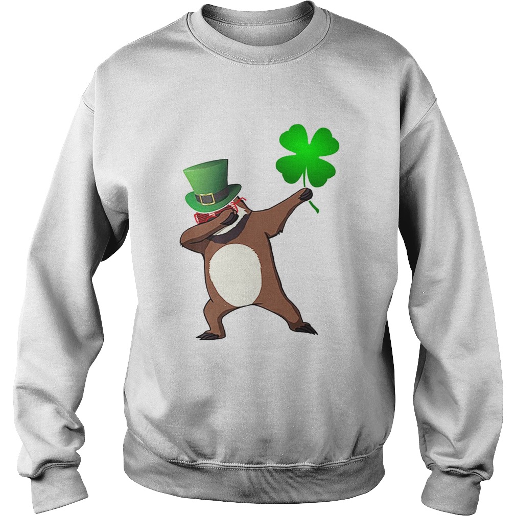 St Patricks Day Dabbing Sloth Shamrock Animal Sweatshirt