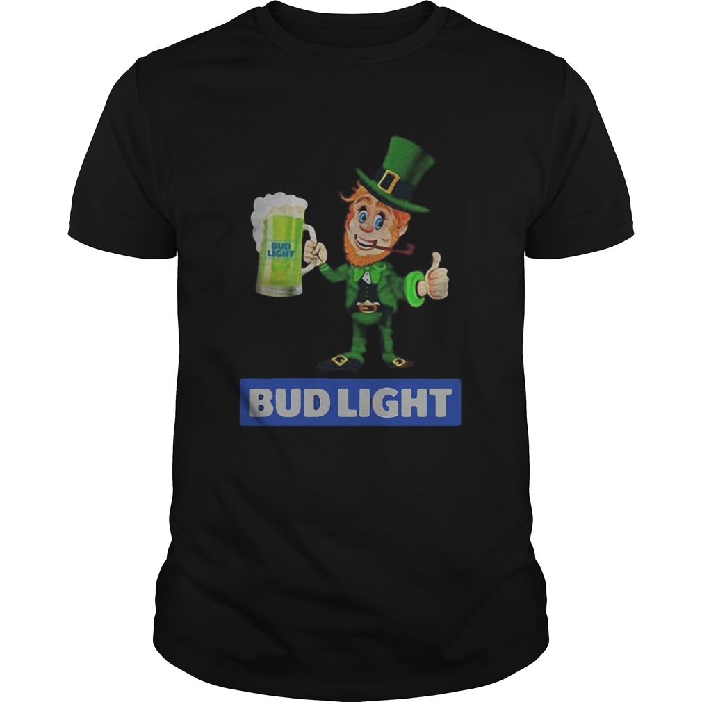 St Patricks Day Leprechaun Drinking Bud Light shirt