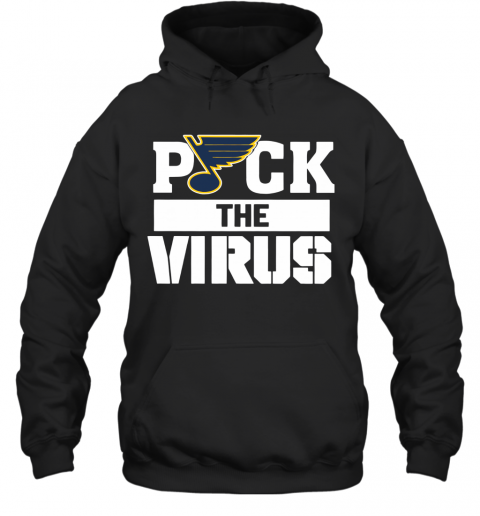 St. Louis Blues Puck The Virus T-Shirt Unisex Hoodie